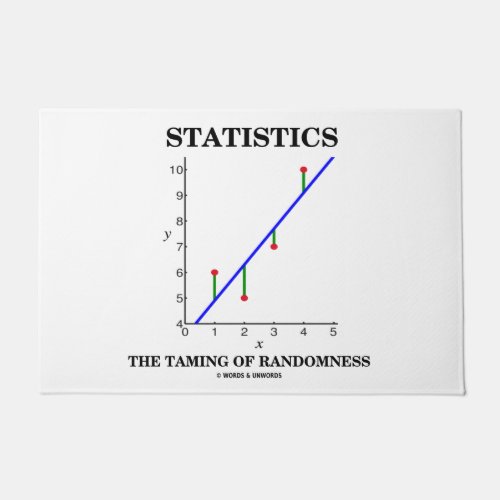 Statistics The Taming Of Randomness Stats Humor Doormat