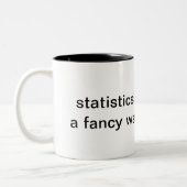 Statistics Two-Tone Coffee Mug (Left)