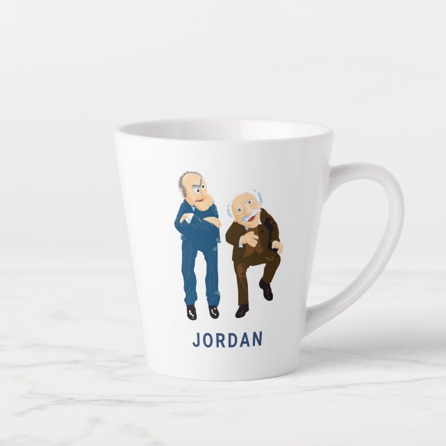 Statler and Waldorf Disney Latte Mug (Right)