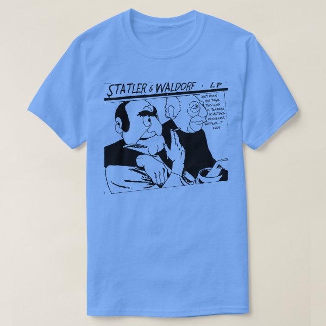Statler and Waldorf Goo Parody T-Shirt (Design Front)