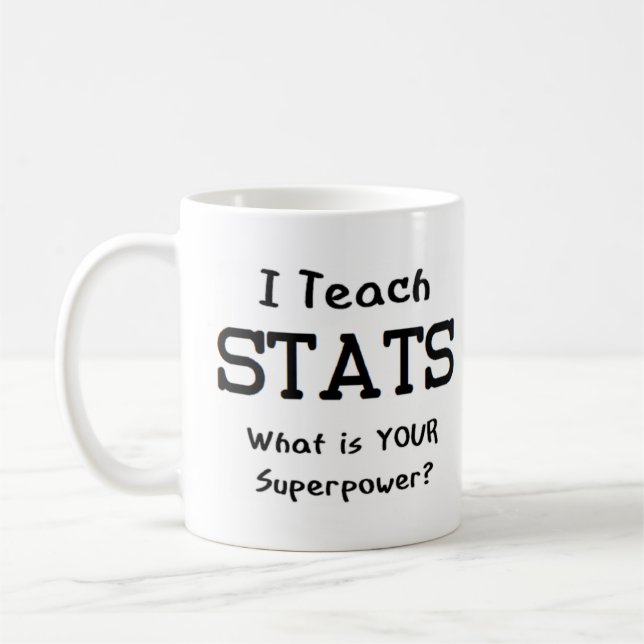 stats teach coffee mug (Left)