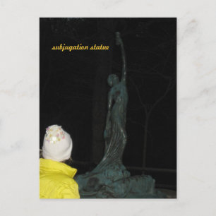 Statue at Turkey Run State Park Postcard