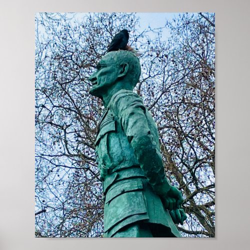 Statue by House of Parliament England Ppster Poster