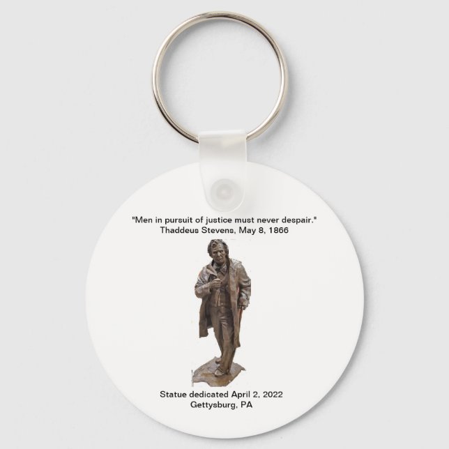 Statue dedication keychain (Front)