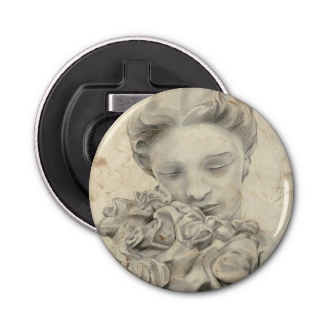 Statue in the Garden I Bottle Opener (Front)