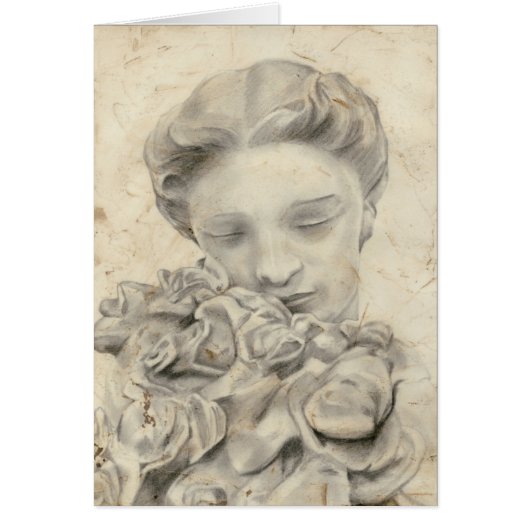 Statue in the Garden I Cards (Front)