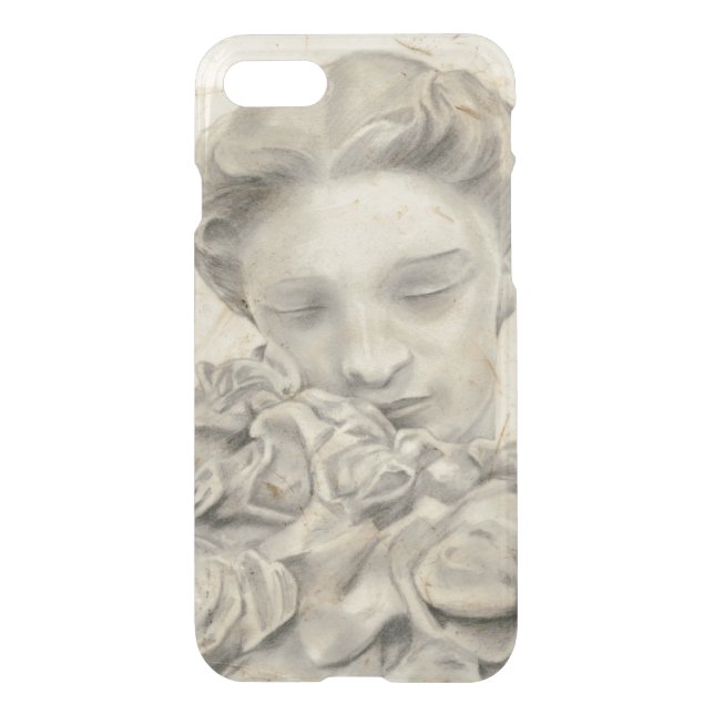 Statue in the Garden I Uncommon iPhone Case (Back)