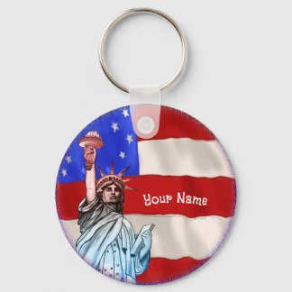 Statue Liberty Keychain