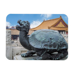 Statue of a turtle in the Forbidden City - Beijing Magnet