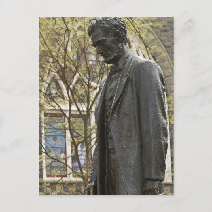 Statue of Abraham Lincoln, Portland, Oregon Postcard Zazzle