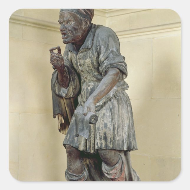 Statue of Aesop Square Sticker (Front)