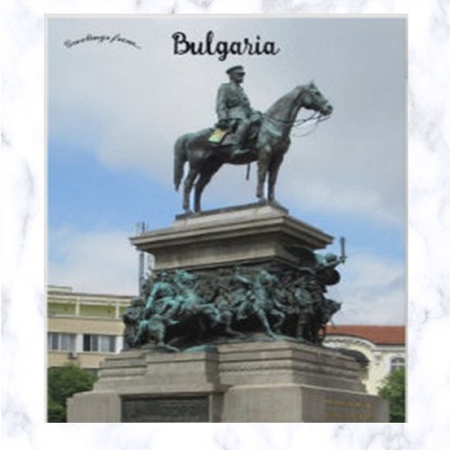 Statue of Alexander ll in Sofia Bulgaria Postcard