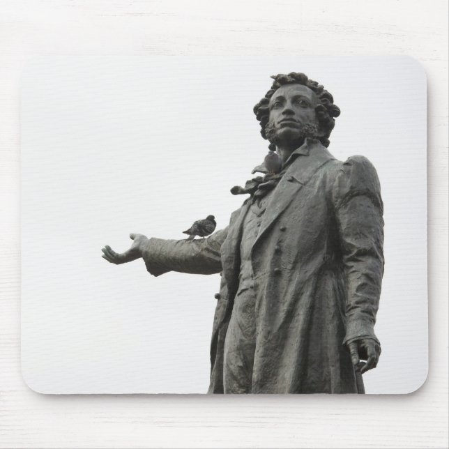 Statue of Alexander Pushkin, Saint Petersburg Mouse Pad (Front)