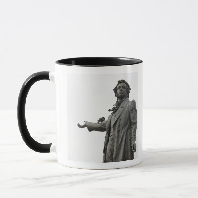 Statue of Alexander Pushkin, Saint Petersburg Mug (Left)