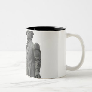 Statue of Alexander Pushkin, Saint Petersburg Two-Tone Coffee Mug