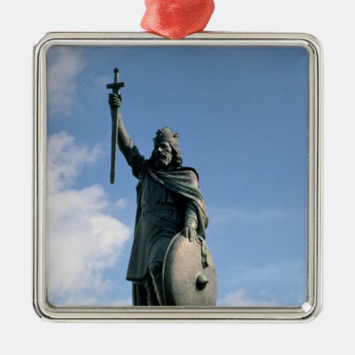Statue of Alfred the Great Metal Ornament
