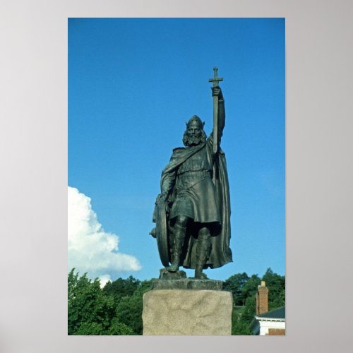 Statue of Alfred the Great Poster