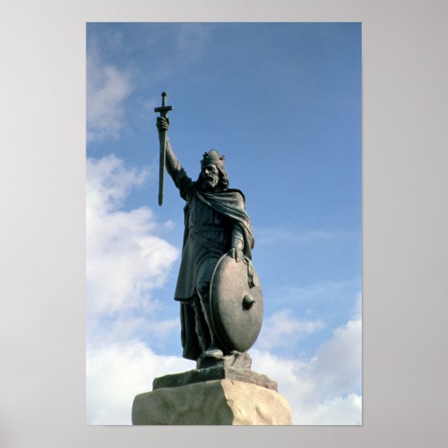 Statue of Alfred the Great Poster (Front)