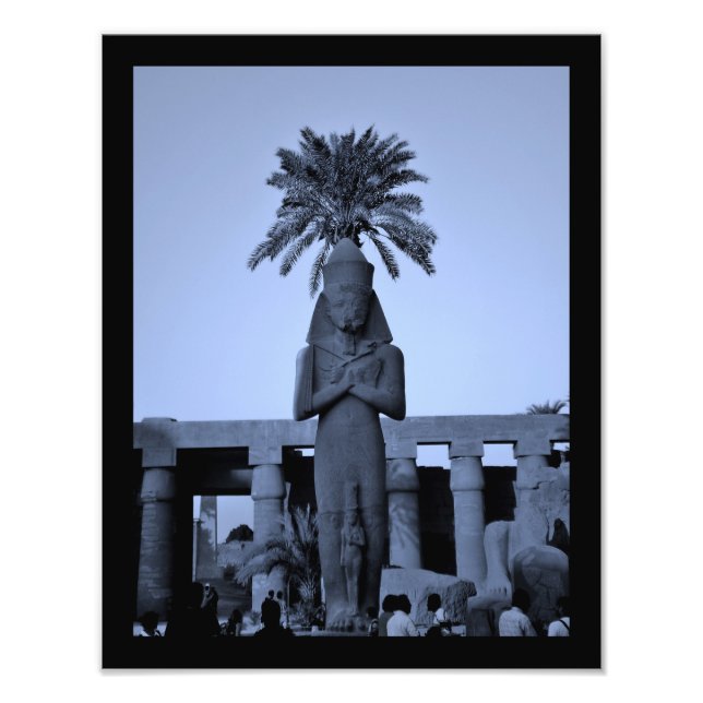 Statue of Amenhotep Photo Print (Front)