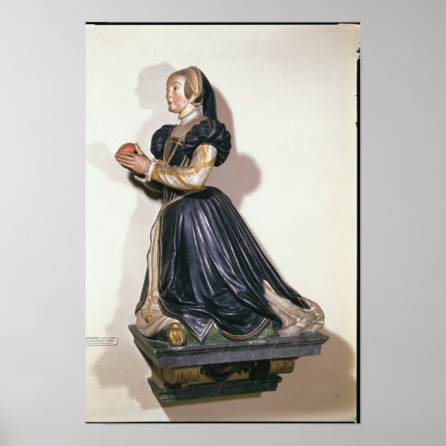 Statue of Antoinette de Fontette Poster (Front)