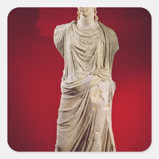 Statue of Antonia the Younger Square Sticker (Front)