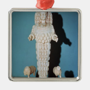 Statue of Artemis with Hunting Dogs, c.AD 135-75 Metal Ornament