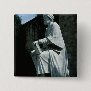 Statue of Averroes Button