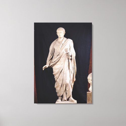 Statue of Caesar Augustus Canvas Print