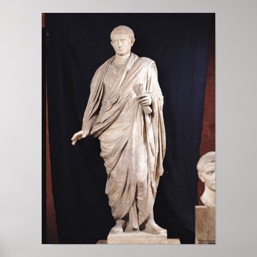 Statue of Caesar Augustus Poster