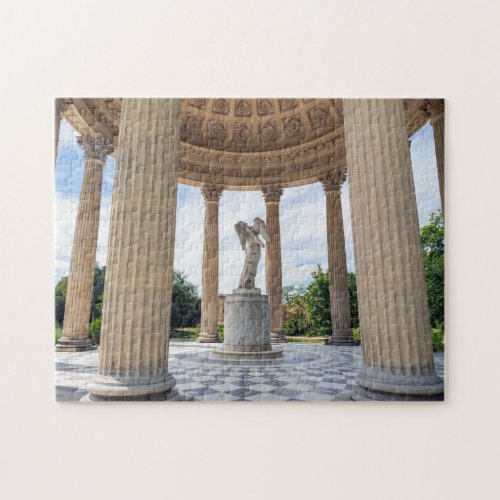 Statue of Cupidon Temple of love in Versailles Jigsaw Puzzle