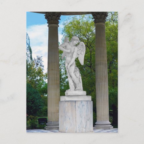 Statue of Cupidon Temple of love in Versailles Postcard