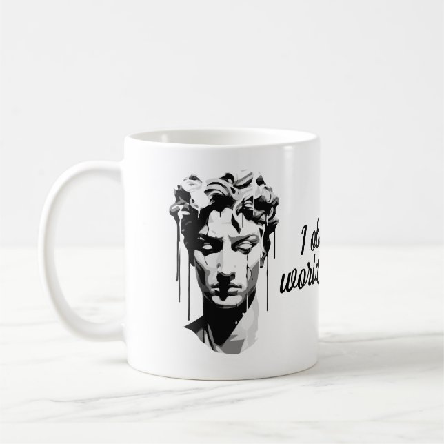 Statue of David by Michelangelo Coffee Mug (Left)