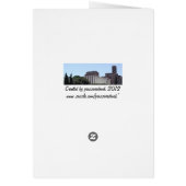 Statue of David Florence, Italy Blank Card (Back)