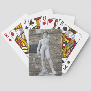 Statue of David, Florence, Italy Cards. Poker Cards