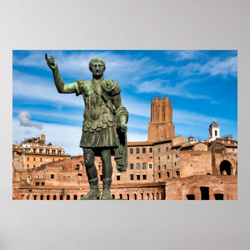 Statue of Emperor Trajan Poster