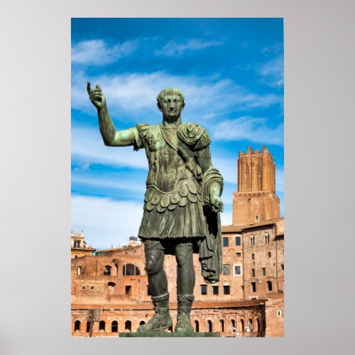 Statue of Emperor Trajan Poster