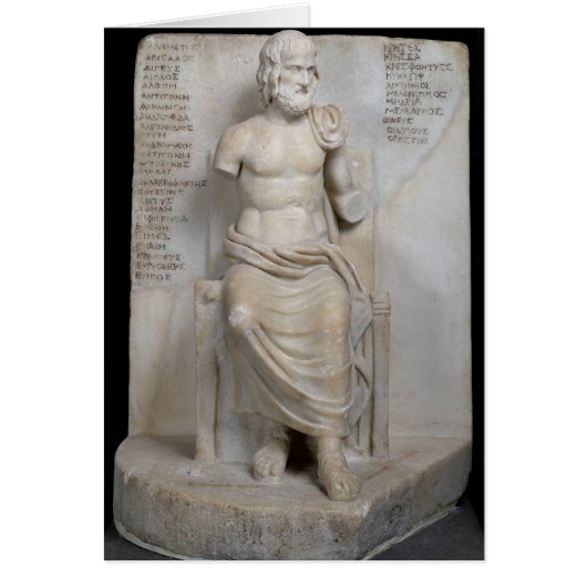 Statue of Euripides Cards (Front)
