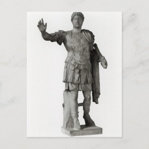 Statue of Hadrian  marble Postcard