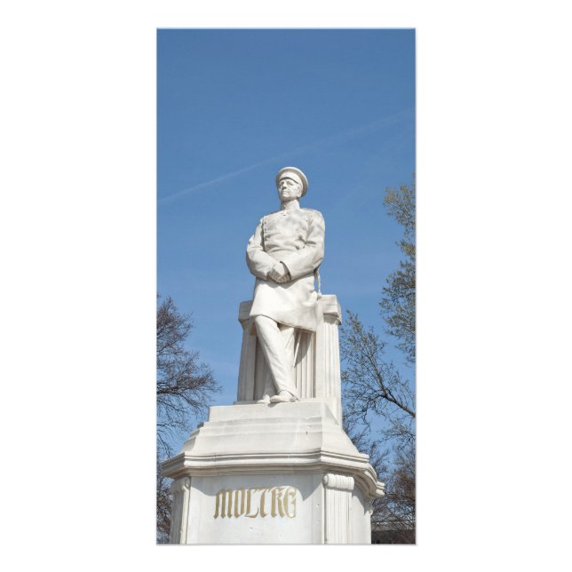 Statue of Helmuth von Moltke in Berlin Card (Front)