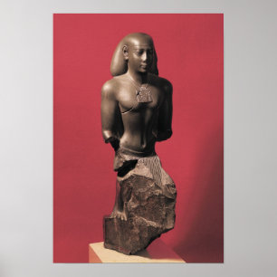 Statue of Iahmes Saneith Poster