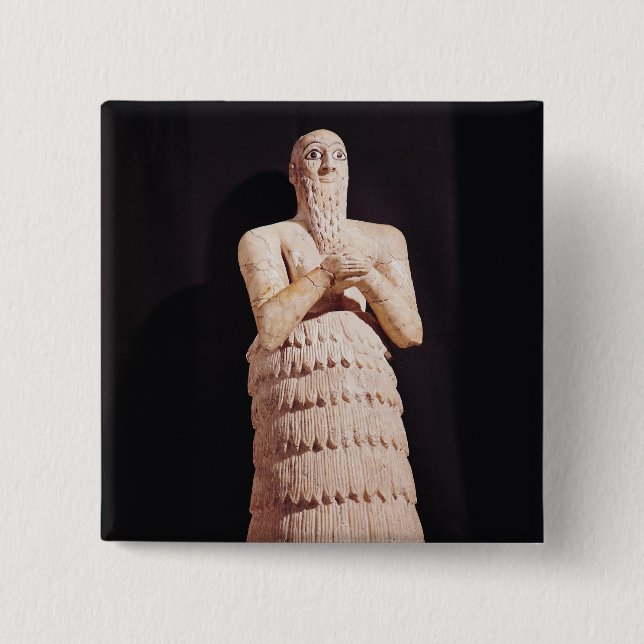 Statue of Itur-Shamagen, King of Mar Pinback Button (Front)