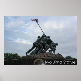 Statue of Iwo Jima Poster