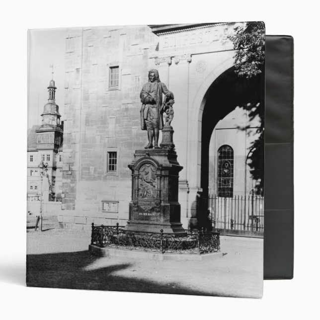 Statue of Johann Sebastian Bach Binder (Front/Inside)