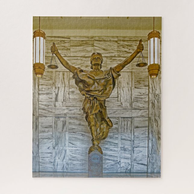 Statue of Justice New York. Jigsaw Puzzle (Vertical)