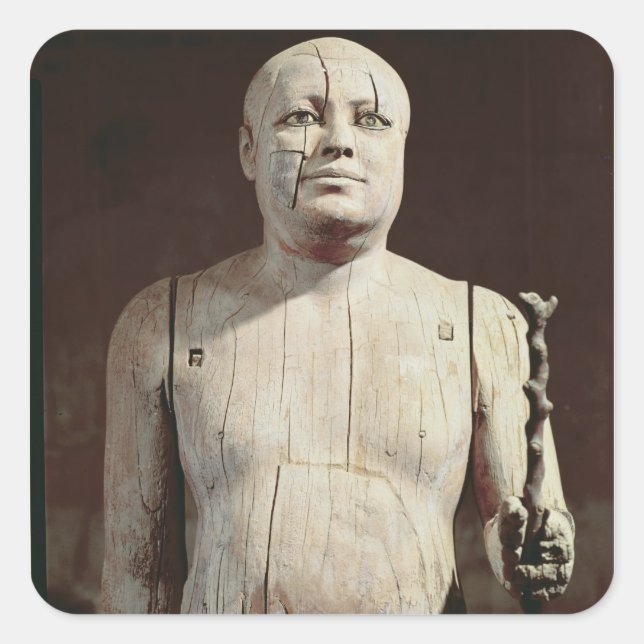 Statue of Ka-Aper Square Sticker (Front)