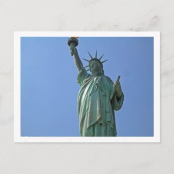Statue Of Liberty 001 Postcard by teknogeek at Zazzle