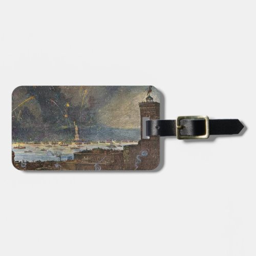 STATUE OF LIBERTY 1886 LUGGAGE TAG