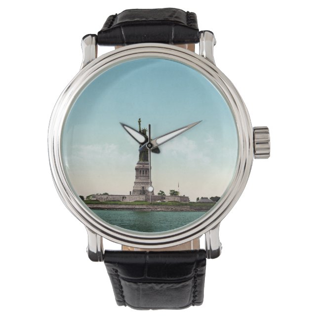 Statue of Liberty 1920s New York harbor Watch (Front)