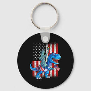 Statue Of Liberty 4th Of July Shirt Boys American Keychain