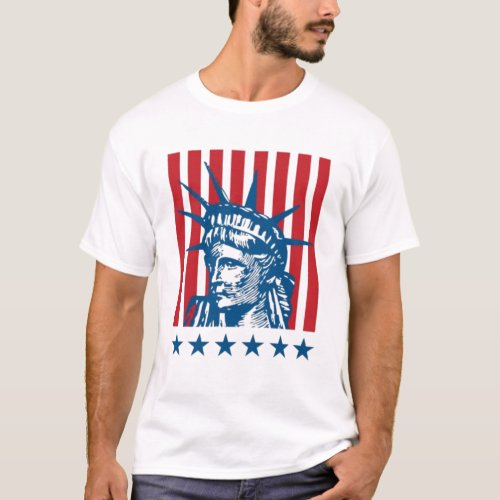 Statue of Liberty A Beacon of Freedom T_Shirt